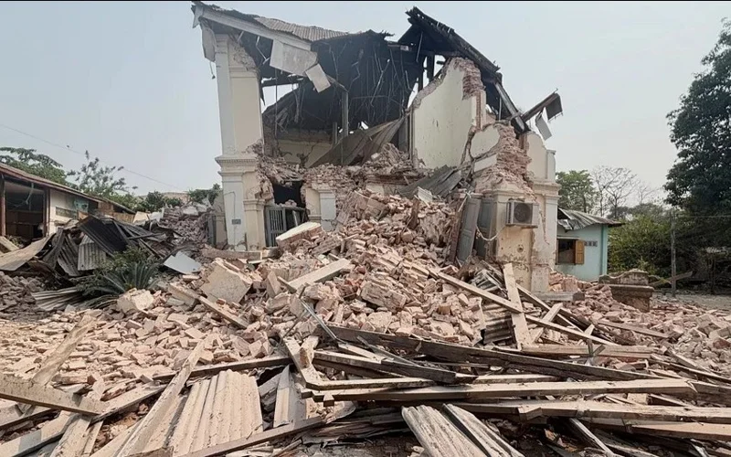 Мьянмада тағы бір жер сілкінісі болды