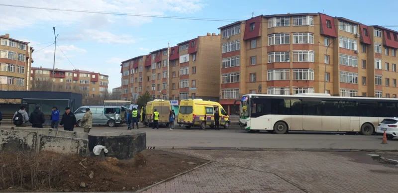 Микроавтобус, перевозивший детей, попал в ДТП в Косшы