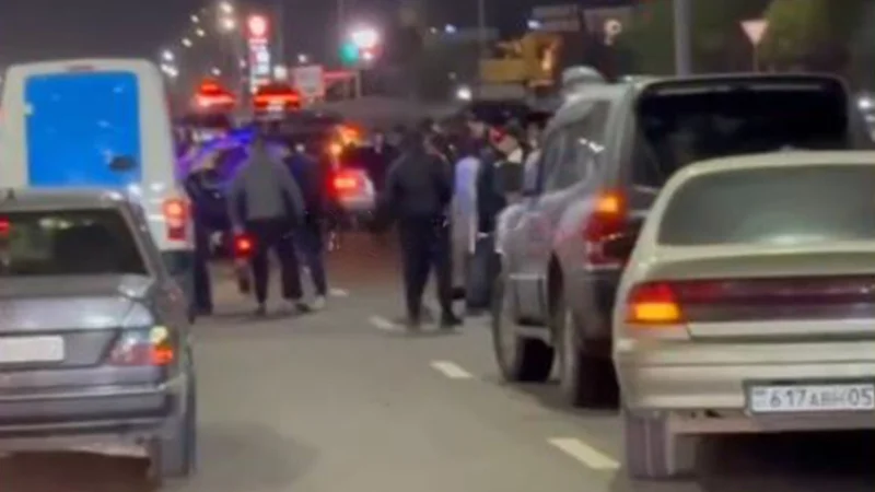 Крупное ДТП на Розыбакиева - Рыскулова 