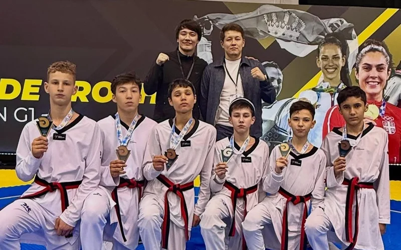 Казахстанские таеквондисты завоевали 11 медалей на турнире в Сербии