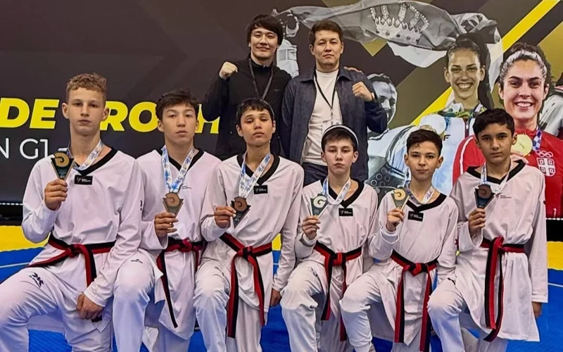 Қазақстандық таеквондошылар Сербияда өткен кадеттер мен жасөспірімдер арасындағы турнирде 11 медаль жеңіп алды