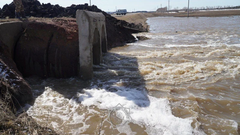 Пик паводка пройден в одном из районов Акмолинской области