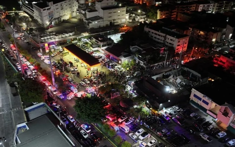 обрушение крыши ночного клуба в Доминикане