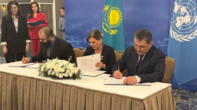Казахстан подписал ряд документов с международными партнерами для развития водного сектора