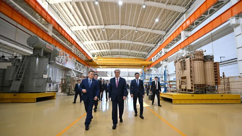 Prezıdent «Tassaı» ındýstrıaldy aımaǵyn aralap kórdi