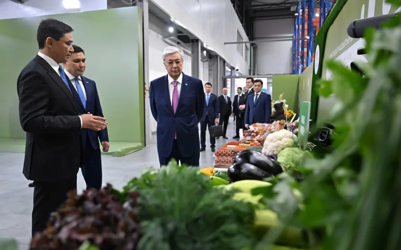 Глава государства посетил современный торгово-логистический центр