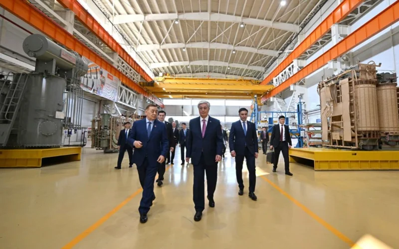 Президент посетил индустриальную зону «Тассай» в Шымкенте