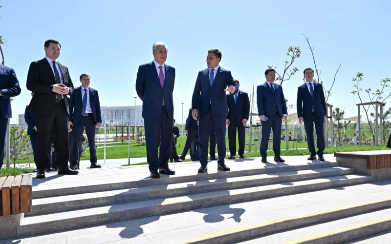Президент посетил парк Shymkent City