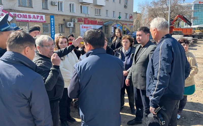 Реконструкция центральной улицы обернулась возмущениями в Павлодаре
