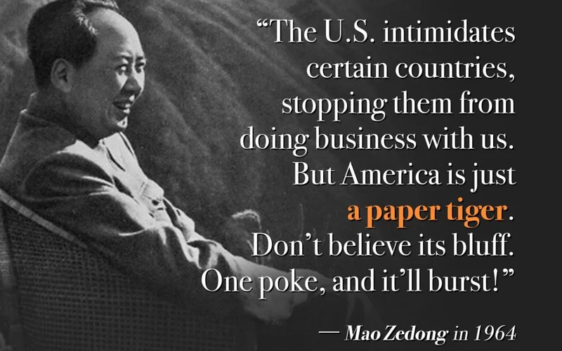 Қытай СІМ Баспасөз қызметінің жетекшісі: АҚШ — тек қағаз жолбарыс, түртіп қалса тесіледі