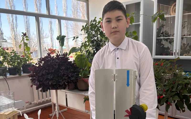 Дидар Баталов собрал мини-гидроэлектростанцию 