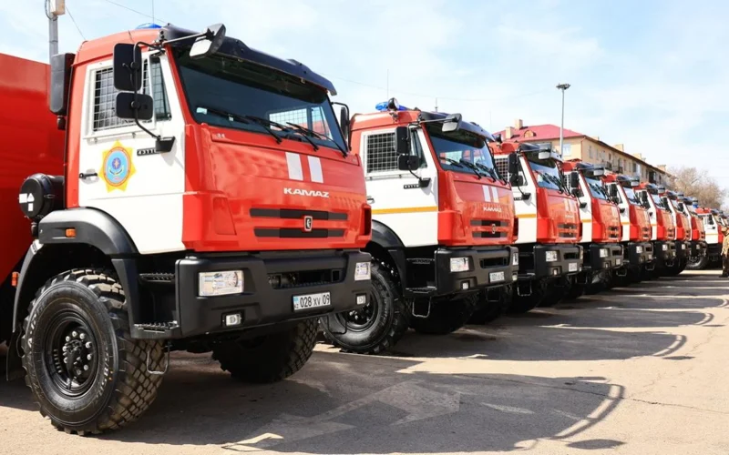 Новую технику получили карагандинские спасатели