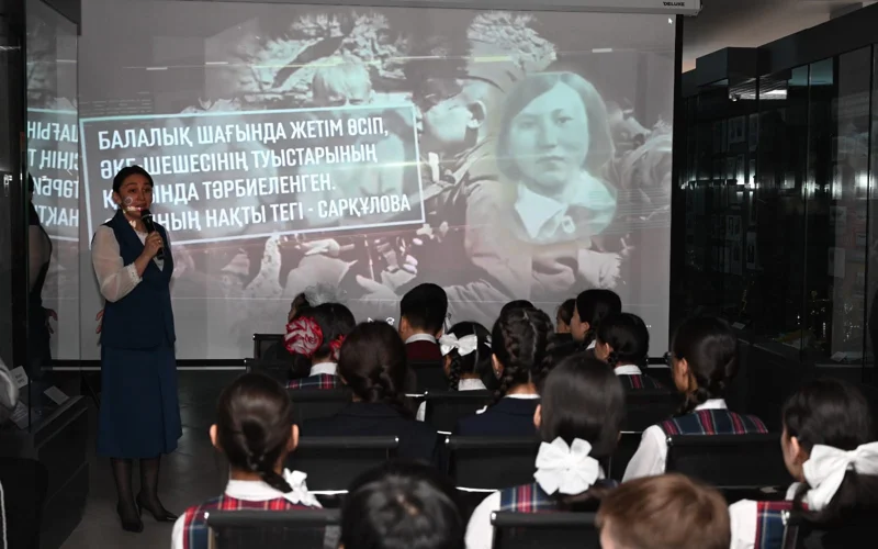 Актюбинским школьниками провели уроки патриотизма