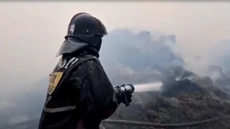 Пожар тушат в области Абай, развернут оперативный штаб