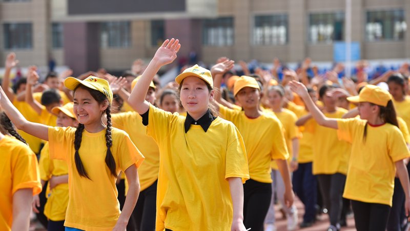 Люди, молодежь, флешмоб, адамдар, жастар