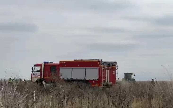 В Зайсане в ВКО ликвидировали крупный камышовый пожар