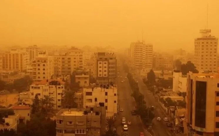 Песчаная буря в Ираке