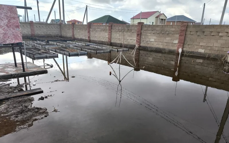 Грунтовые воды топят поселок близ Астаны