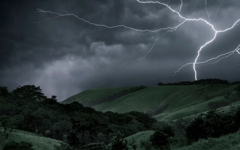 Дожди с грозами