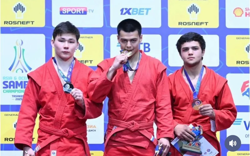 Самбодан Азия чемпионатында қазақстандық жастар 27 медаль жеңіп алды