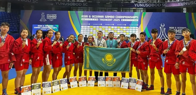 Sambodan Azııa chempıonaty: Kadetter arasynda Qazaqstan quramasy birinshi oryn aldy