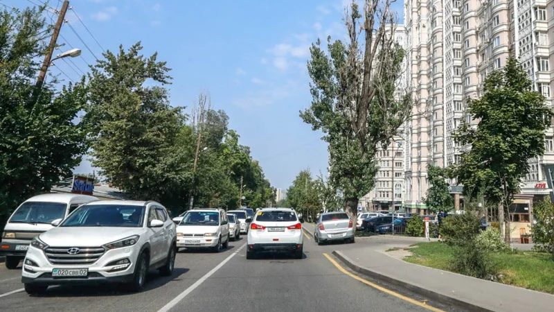 Doroga, transport, Almaty, Jol, kólik