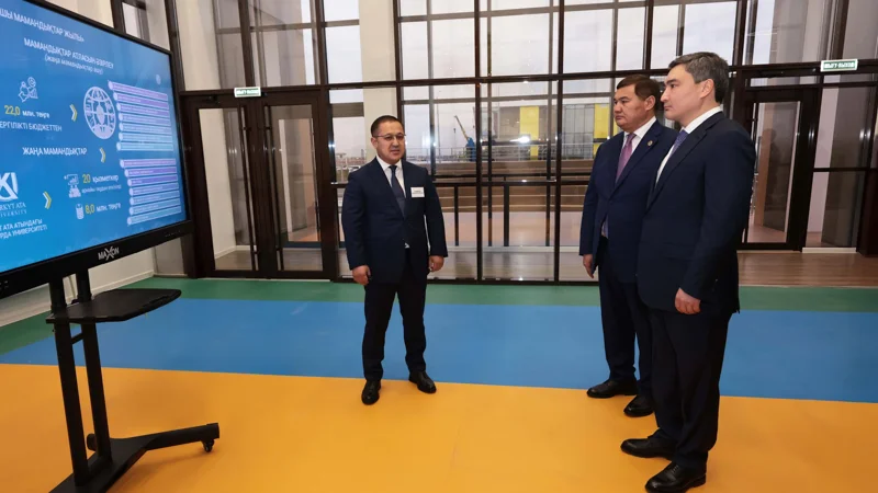 поездка Олжаса Бектенова в Кызылординскую область