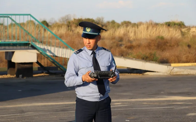 Қызылордалық полицейлер дронмен