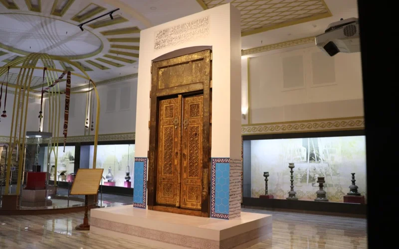 Ясауи кесенесіндегі қабірхана бөлмесінің есігі қалпына келтірілді