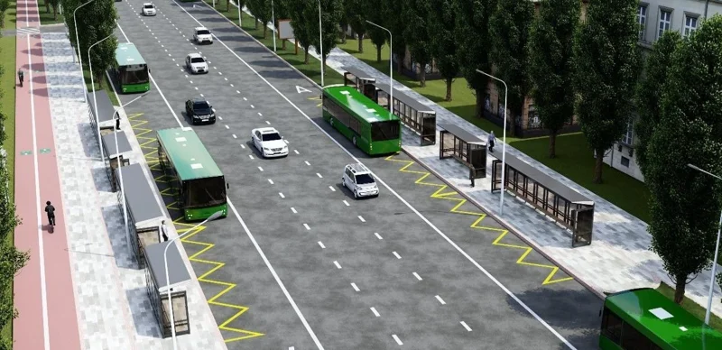 Almatyda Jeltoqsan kóshesi boıymen BRT jelisiniń qurylysy bastalady