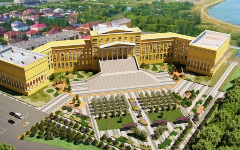 «Таза Қазақстан»: в MNU начали строительство нового сквера