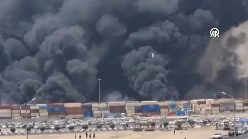 Взрыв в крупнейшем порту Ирана: количество пострадавших выросло до 750 человек