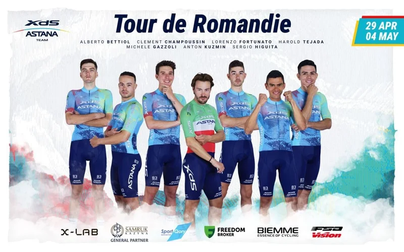 Tour de Romandie 2025. Rider roster