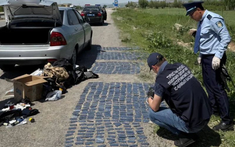 12 тысяч таблеток трамадола изъяли у двух мужчин в Туркестанской области