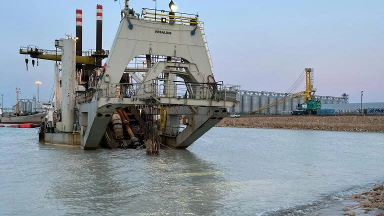 Jan De Nul’s cutter suction dredger (CSD) Vesalius.