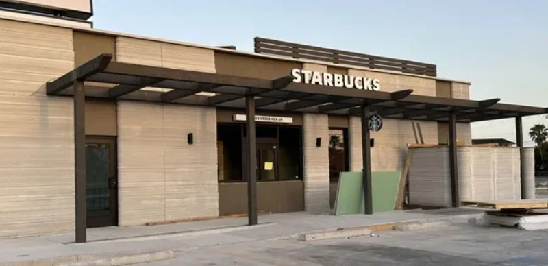 First 3D-printed Starbucks in the US opens in Texas