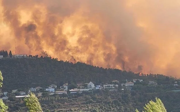 пожар израиль