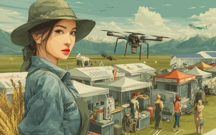 Lady farmer