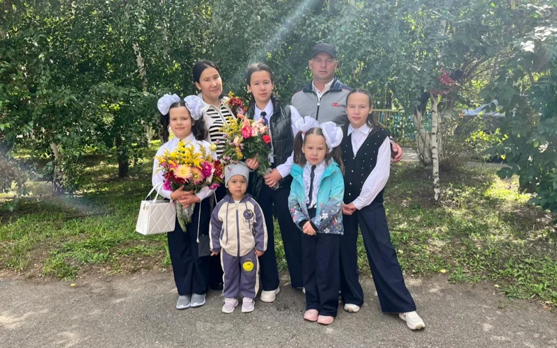 Алексей Морозов с семьей