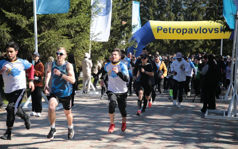 «Забег Единства» прошёл в СКО