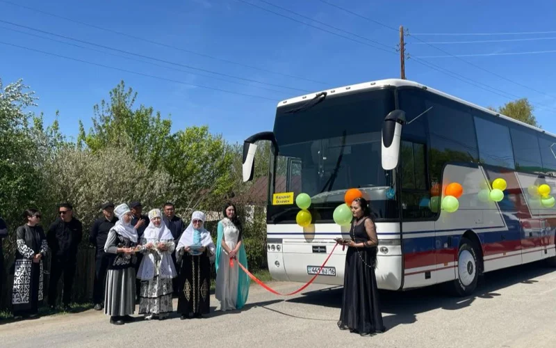 Новый автобус запустили по маршруту «Маркаколь — Усть-Каменогорск»