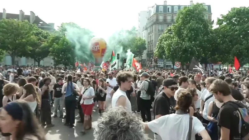 Во Франции прошли крупные митинги