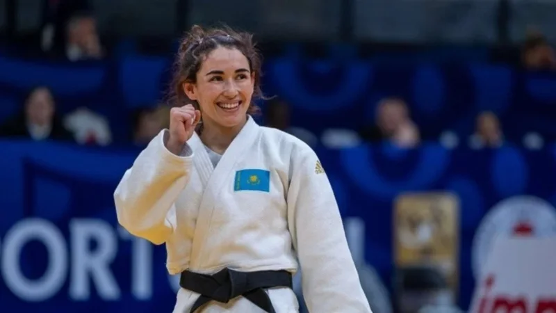 Kazakhstan’s Abiba Abuzhakynova settles for bronze at Dushanbe Judo Grand Slam