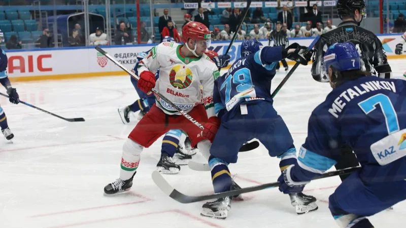 Team Kazakhstan suffers defeat vs Belarus at U18 Ice Hockey World Championships