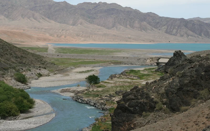 река Шелек (Чилик), май 2013 г.