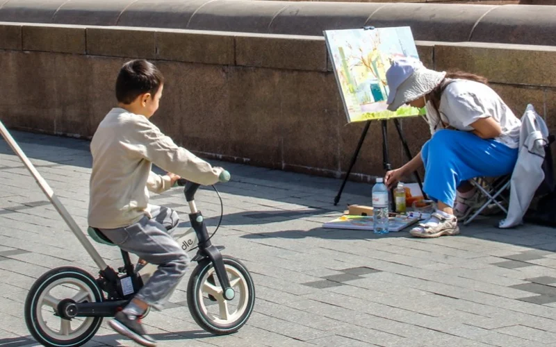 художник, дети