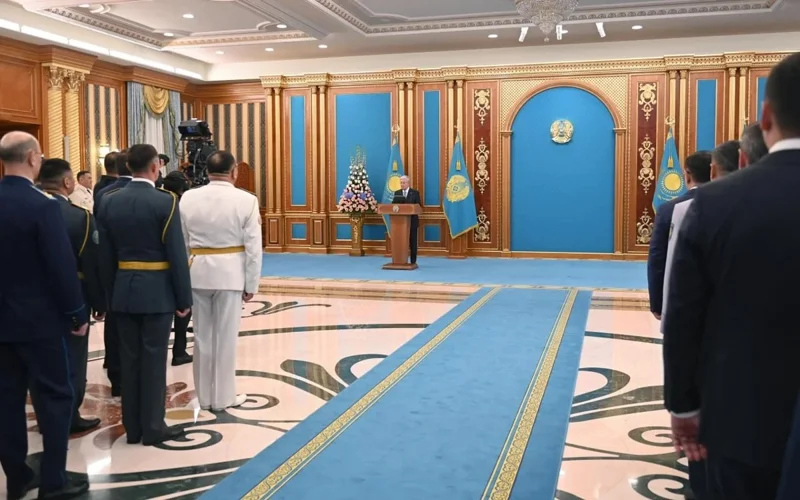 Armed Forces ensure reliable protection of independence, peace and territorial integrity, says Kazakh President