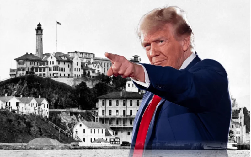 Donald Trump, Alcatraz prison, USA