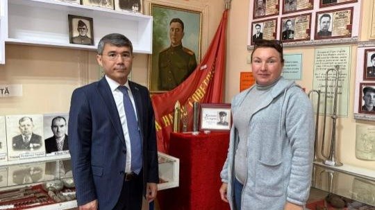 Молдовада Ұлы Отан соғысының қазақстандық қаһарманының құрметіне еске алу шарасы өтті Молдовада Ұлы Отан соғысының қазақстандық қаһарманының құрметіне еске алу шарасы өтті