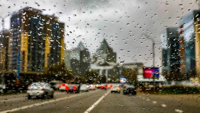 погода, дорога, дождь